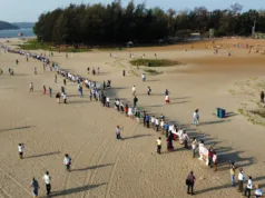 THOUSANDS FORM HUMAN CHAIN TO CELEBRATE #MhadeiAmchiMai FESTIVAL