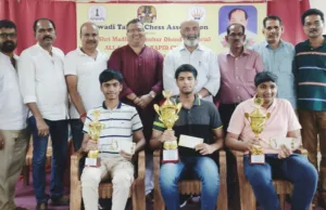 PAARTH SALVI WINS MADHAV MANOHAR DHOND MEMORIAL RAPID CHESS TITLE
