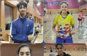 GOA STATE RANKING BADMINTON: ANUJ, NISHANT, RAHUL, AYAAN, JANHAVI, SHREYA, SAKSHI & RITIKA ENTER SEMIS