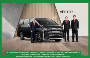 TOYOTA KIRLOSKAR MOTOR UNVEILS THE ‘ALL-NEW VELLFIRE’ IN INDIA