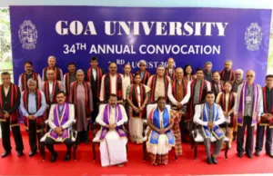 PRESIDENT OF INDIA DROUPADI MURMU GRACES 34TH CONVOCATION OF GOA UNIVERSITY