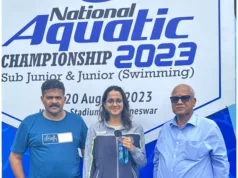 GOA’S SANJANA PRABHUGAONKER BAGS BRONZE MEDAL AT NATIONAL AQUATIC CHAMPIONSHIP
