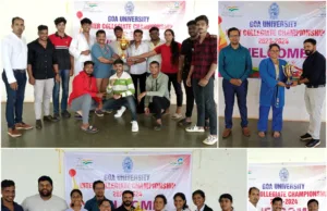 ROSARY & V.M SALGAOCAR LAW EXCEL AT INTER-COLLEGIATE JUDO CHAMPIONSHIP 2023-24