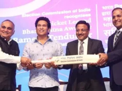 SACHIN TENDULKAR BEGINS INNING AS NATIONAL ICON FOR ECI, TO BAT FOR GREATER VOTER TURNOUT