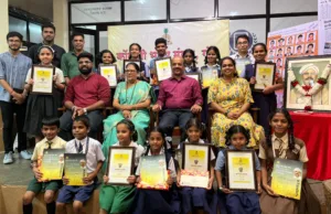 शणै गोंयबाब कथामाळेंत अवनी गावडे, आर्या महाले आनी वैभव सावंत वस्ताद