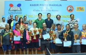 PRASHANT-HEMANT, AMIT & XISTO TOP 5TH DR FILIPE PINTO MEMORIAL ALL-GOA TT