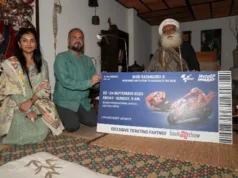 SADHGURU’S PASSION FOR BIKES & NATURE TAKES CENTRE STAGE AT MotoGP BHARAT OPENING CEREMONY