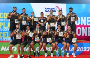 37TH NATIONAL GAMES GOA 2023: HARYANA & ODISHA MAINTAIN STRANGLEHOLD IN RUGBY 7s