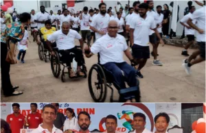 ATHLETES WITH DISABILITIES PARTICIPATE IN 2KM OPEN RUN AT NATIONAL RED RUN 2023 FINALE