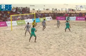 37TH NATIONAL GAMES GOA 2023: HEARTBREAK FOR THE HOSTS AS KERALA SHOCK GOA IN BEACH FOOTBALL FINAL