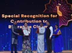 54TH IFFI: MADHURI DIXIT HONOURED WITH ‘SPECIAL RECOGNITION FOR CONTRIBUTION TO BHARATIYA CINEMA’ AWARD