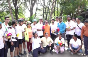 INTERNATIONAL PURPLE FEST GOA 2024: MUMBAI CYCLISTS IN GOA ON ‘TANDEM’ ADVENTURE