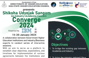 CONVERGE 2024: INDUSTRY-ACADEMIA CONNECT EVENT AT 7 COLLEGES FROM JANUARY 15