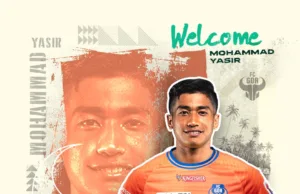FC GOA: MOHAMMAD YASIR RETURNS ON SHORT-TERM LOAN FROM HYDERABAD FC