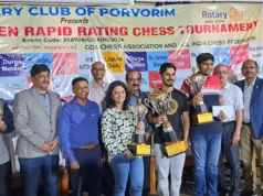 DURGA MOTORS OPEN RAPID FIDE RATING CHESS: RITVIZ PARAB BAGS TITLE, MANDAR LAD IS RUNNER-UP, BHAKTI KULKARNI FINISHES THIRD