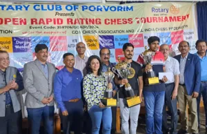 DURGA MOTORS OPEN RAPID FIDE RATING CHESS: RITVIZ PARAB BAGS TITLE, MANDAR LAD IS RUNNER-UP, BHAKTI KULKARNI FINISHES THIRD