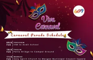 GOA GETS SET FOR CARNAVAL 2024, THEME SONG LAUNCHED