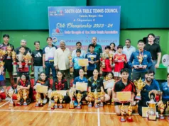GOA STATE MAJOR RANKING TABLE TENNIS: AARON, PRADNYA, CHANDAN WIN DOUBLE CROWNS; ARVIND, PRUTHA CLAIM TITLES