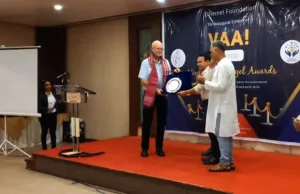 ETHERNET FOUNDATION’S INAUGURAL ‘VIVEKANANDA ANGEL AWARD’ GOES TO RUDOLF SCHWARTZ