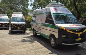 4 ADVANCED AMBULANCES BOLSTER LIFE-SAVING HEALTHCARE INFRA OF D.H.S GOA