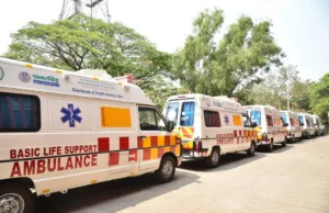 POWERGRID’S CSR INITIATIVE: 6 BASIC LIFE SUPPORT AMBULANCES & 2 ADVANCED LIFE SUPPORT AMBULANCES HANDED OVER TO DHS GOA
