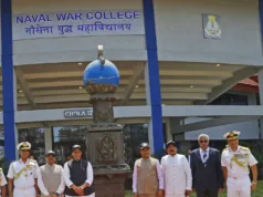 CHOLA: RAKSHA MANTRI RAJNATH SINGH INAUGURATES NEW NAVAL WAR COLLEGE BUILDING IN GOA