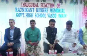 CHIEF MINISTER DR PRAMOD SAWANT HAILS GOA SHIPYARD’S CSR INITIATIVE