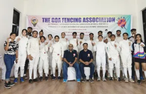 GOA STATE FENCING CHAMPIONSHIP: KUSHAL, DINESH, BIRPRATAP, ADITI, TAMANNA & SAYEE BAG GOLD MEDAL