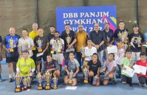 DBB PANJIM GYMKHANA OPEN: MANO CHHABRA & SIMRAN BUNDELA TRIUMPH, SANTOSH GORAWAR-RAJU KUNDAIKAR BAG DOUBLES TITLE