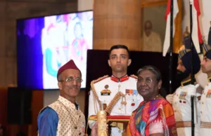 PRESIDENT CONFERS PADMA SHRI TO SANJAY ANANT PATIL