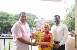 GOA TOURISM: LIBIA LOBO SARDESAI FELICITATED ON 100TH BIRTHDAY