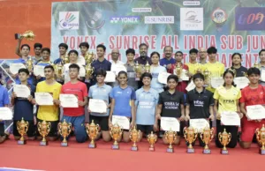 YONEX-SUNRISE ALL INDIA SUB-JUNIOR BADMINTON RANKING TOURNAMENT: TANVI PATRI WINS TWIN TITLES, SHASHANK VANAMALA & GNANA DATTU BAG BOYS SINGLES TITLES