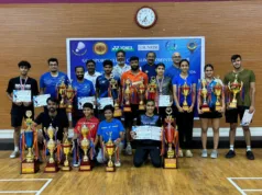 GOA STATE SENIOR RANKING BADMINTON: ARUNESH & RITIKA EMERGE CHAMPIONS