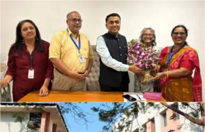CHIEF MINISTER DR PRAMOD SAWANT FELICITATES GOVT COLLEGE KHANDOLA TEAM FOR A+ ACCREDITATION