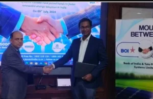 TATA POWER SOLAR PARTNERS WITH BANK OF INDIA TO PROVIDE EASY & AFFORDABLE FINANCING TO ACCELERATE INSTALLATION OF ROOFTOP SOLAR & EV CHARGING STATIONS