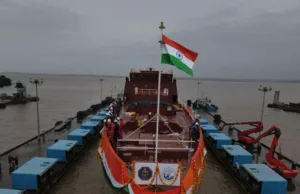 GOA SHIPYARD: FIRST OF TWO ADDITIONAL P1135.6 FOLLOW-ON SHIPS ‘TRIPUT’ LAUNCHED
