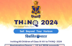 THINQ 2024: INDIAN NAVY ANNOUNCES NATIONAL-LEVEL QUIZ COMPETITION