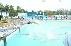 24 PARTICIPANTS AT 1ST STATE PARA-SWIMMING CHAMPIONSHIP 2024; MANGUESH KUTTIKAR, SAISH PARYEKAR, MELWYN MENDES, SHERON FIGARADO, KEYA LOTLIEKAR EXCEL
