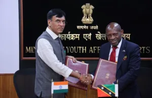INDIA AND SAINT CHRISTOPHER & NEVIS SIGN MoU IN THE FIELD OF SPORTS