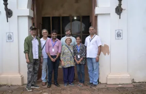 CENTENARIAN FREEDOM FIGHTER LIBIA LOBO SARDESAI REVISITS HISTORY AT AGUAD PORT & JAIL COMPLEX