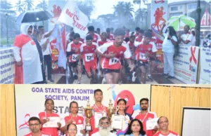 STATE RED RUN 2024: GOA STATE AIDS CONTROL SOCIETY ENGAGES WITH COLLEGE STUDENTS