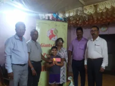 GIVING HOPE, SUPPORTING THE NEEDY COMES NATURALLY TO GIANTS GROUP OF PORVORIM