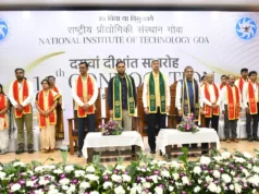 NIT GOA HOLDS 10TH CONVOCATION, 207 STUDENTS AWARDED DEGREES