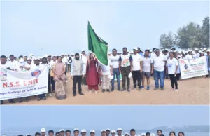 GANDHI JAYANTHI 2024: CLEAN COAST SAFE SEA CAMPAIGN AT MIRAMAR BEACH