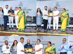 AWARDS FOR CHICALIM, COLVALE & CURTI-KHANDEPAR PANCHAYAT AS PART OF SWACHHATA HI SEWA CAMPAIGN