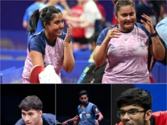 INDIAN TT STARS G SATHIYAN, AYHIKA & SUTIRTHA MUKHERJEE, AND MANAV THAKKAR TO HEADLINE UTT NATIONAL RANKING TABLE TENNIS CHAMPIONSHIPS-2024 IN SOUTH GOA