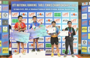 GOA’S YUG PRABHU SECURES BRONZE MEDAL AT UTT NATIONAL RANKING TT TOURNAMENT