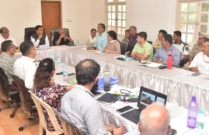 REVIEW MEETING HELD OVER PREPARATIONS FOR EXPOSITION OF RELICS OF ST FRANCIS XAVIER