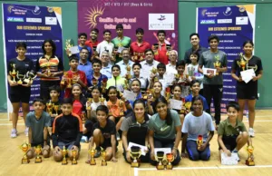 SUNLITE STATE RANKING BADMINTON TOURNAMENT: AMAIRA, UMAR, ADVAIT, SHIVANJALI, SHAHEEN CLINCH DOUBLE CROWNS
