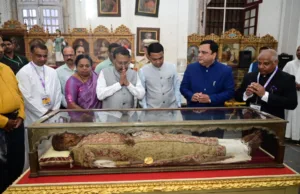 EXPOSITION OF RELICS OF ST FRANCIS XAVIER COMMENCES AT OLD GOA